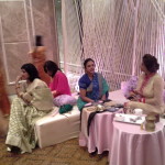 Tarot Card Reading by Neera Sarin in progress at a wedding function