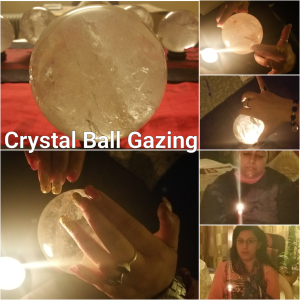 Crystal Ball Gazing practice in progress during the course on Crystal Ball Gazing at New Delhi
