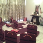 Main Hall of Aum Karma Centre where Workshops/Courses ,Spiritual/Wellness activities such as Meditations/ Yoga are conducted
